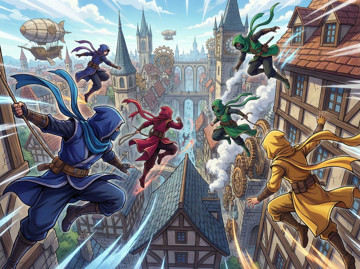 四虎跑酷竞速动漫